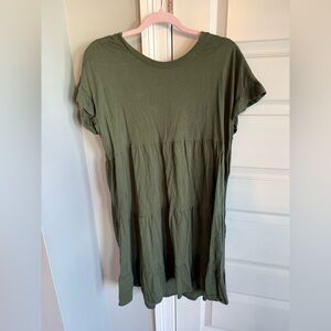 Time and Tru Olive Green Women's Dress